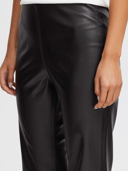 Damen Stoff Hose Schwarz