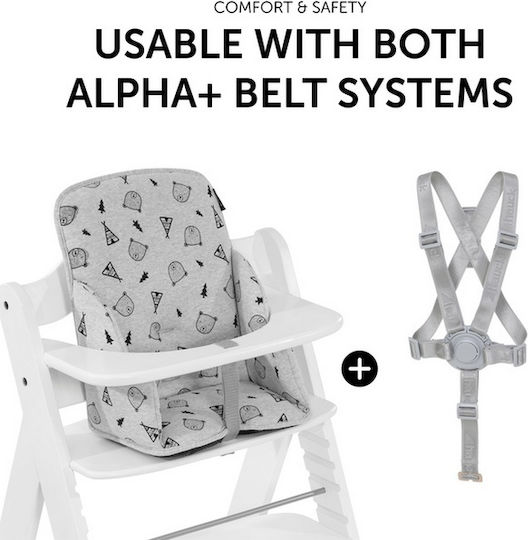 Hauck Βρεφικό Αξεσουάρ Alpha Cosy Select Jersey σε Γκρι Χρώμα