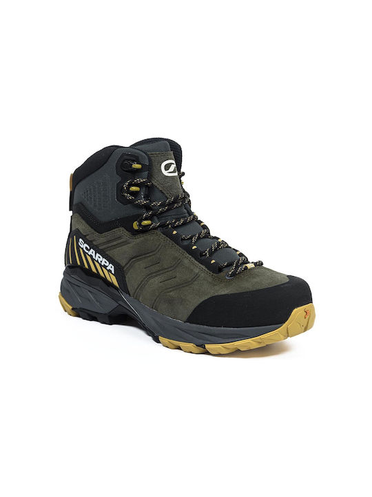 Scarpa Rush Trk Gtx Pentru Bărbați Încălțăminte De Drumeție Tip Botine Impermeabile Cu Membrana Gore-Tex Negri