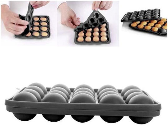 Ruhhy Silicone Lollipop 20 Cups Baking Pan 22.5x18.5x4cm