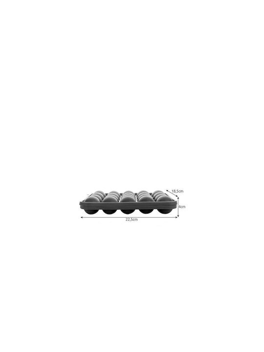 Ruhhy Silicone Lollipop 20 Cups Baking Pan 22.5x18.5x4cm