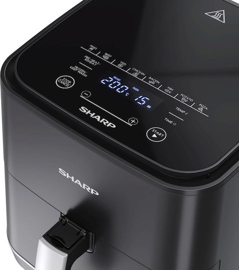 Sharp Heißluftfritteuse 5.5Es Schwarz 15-AFGS552AE-B