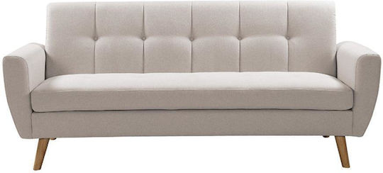Decency Dreisitzer Sofa Beige 203x75x86cm
