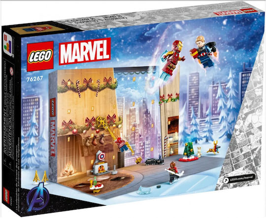 LEGO Marvel Avengers Advent Calendar 2023 pentru 7+ Ani