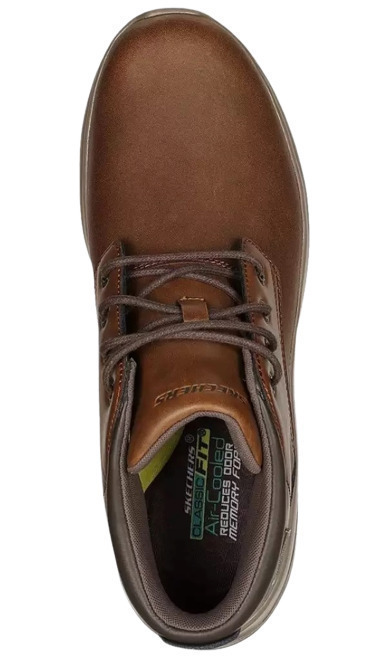 muuuuページ Skechers Delson 3 Piele Maro Ghete barbati Impermeabile Anatomic