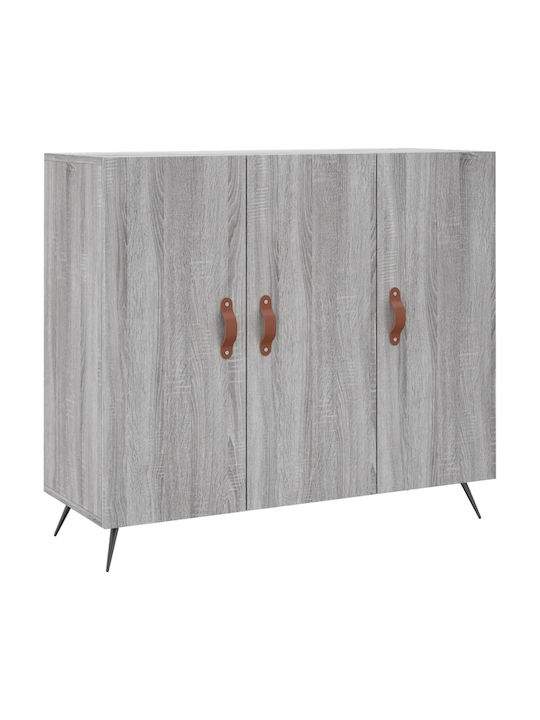 Wooden Buffet Gray L90xW34xH80cm