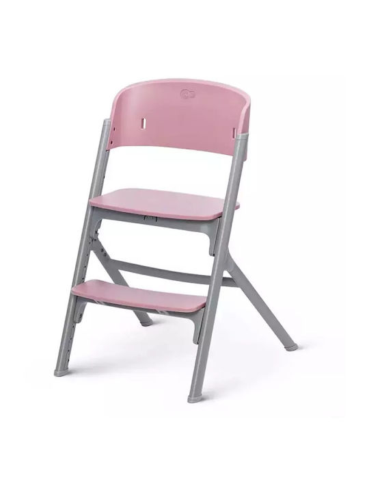 Kinderkraft Livy Baby Highchair 3 in 1 with Adjustable Height Pink
