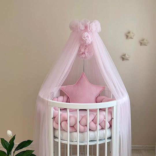 IngVart Mosquito Net Crib Tulle KUNRZ2001 Pink
