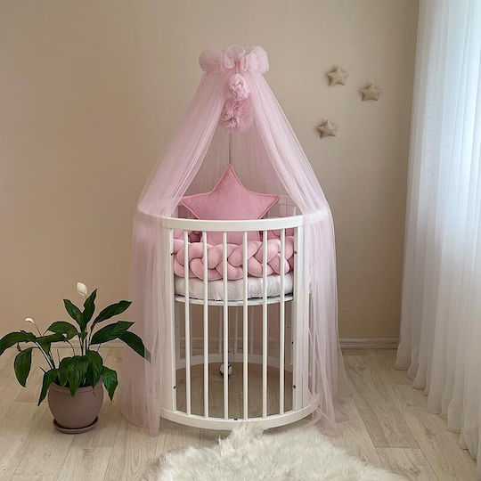 IngVart Mosquito Net Crib Tulle KUNRZ2001 Pink