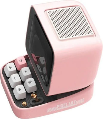 Divoom Ditoo Pro Bluetooth-Lautsprecher 15W mit Radio und Batterielaufzeit bis zu 8 Stunden Rosa