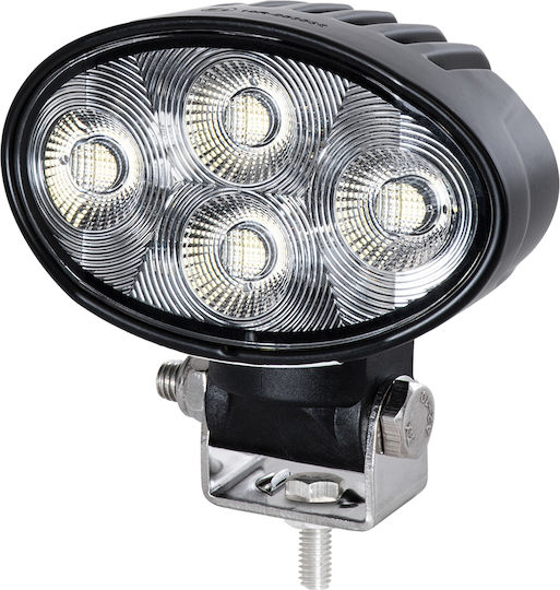 GloboStar Rund Wasserdicht Scheinwerfer Auto LED 12V 40W mit Weiß Beleuchtung 3Stück