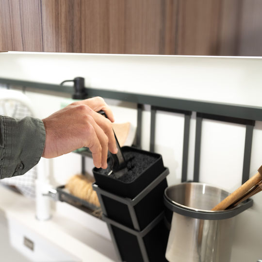 Emuca Küchenhalter Metallisch