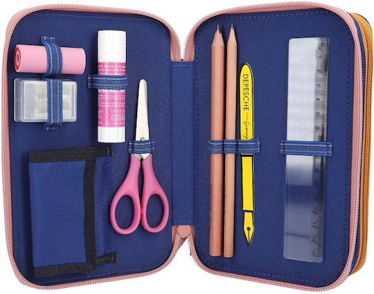 Depesche Pencil Case Barrel Multicolored