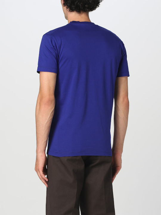 Dsquared2 Herren T-Shirt Kurzarm Blau