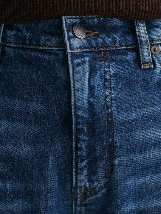 Ανδρικό Παντελόνι Τζιν με Slim Εφαρμογή Γαλάζιο