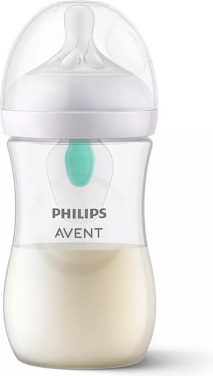 Philips Plastic Baby Bottle Airfree Anti-colic with Silicone Teat for 3-6 Months 260ml