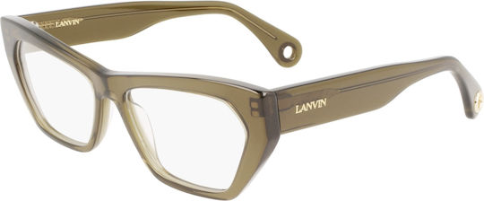Lanvin Women's Acetate Prescription Eyeglass Frame Green LNV2627-319