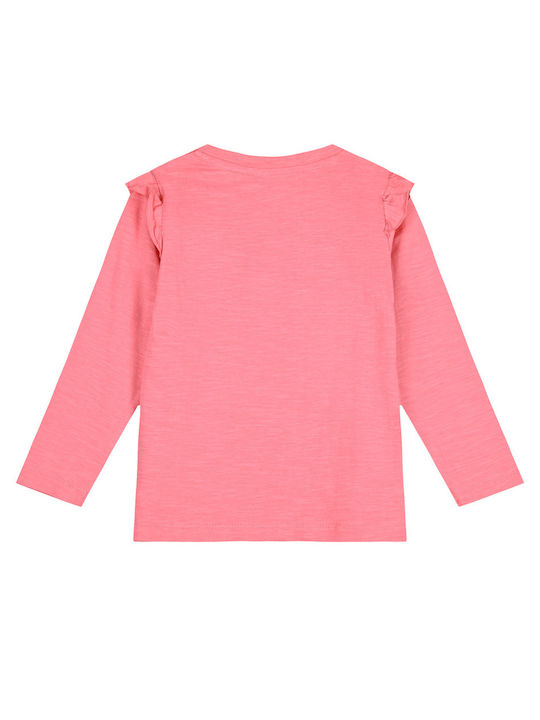 Energiers Kids Blouse Long Sleeve Open Coral