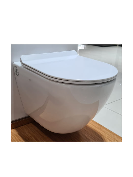 Siamp Fit 325 Λεκάνη Κρεμαστή με Καζανάκι με Slim Κάλυμμα Soft Close Siamp Fit 325 Λεκάνη Κρεμαστή με Καζανάκι με Slim Κάλυμμα Soft Close
