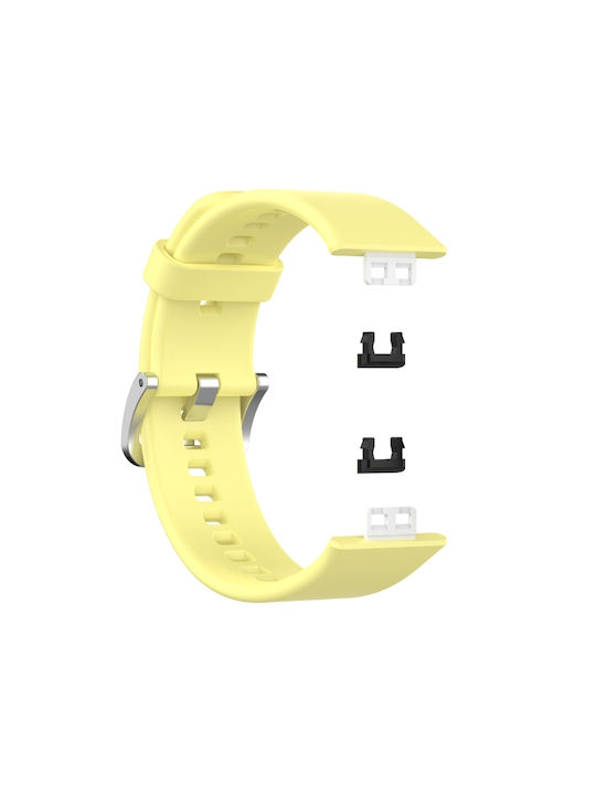 Λουράκι Σιλικόνης Κίτρινο (Huawei Watch Fit)