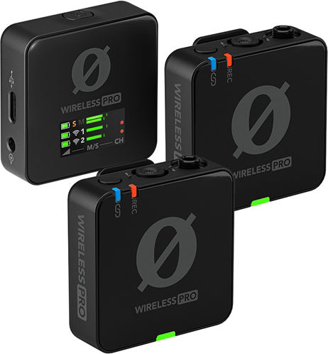 Rode Wireless PRO & 2x RODE Interview Go Πυκνωτικό Μικρόφωνο Πέτου Δημοσιογραφικό