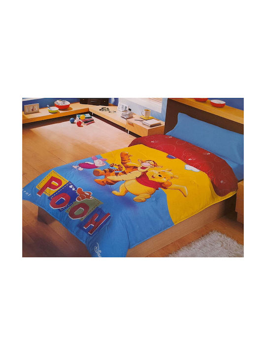 Disney Kids Duvet Single with Microfiber Filling Mickey Multicolour 150x220cm