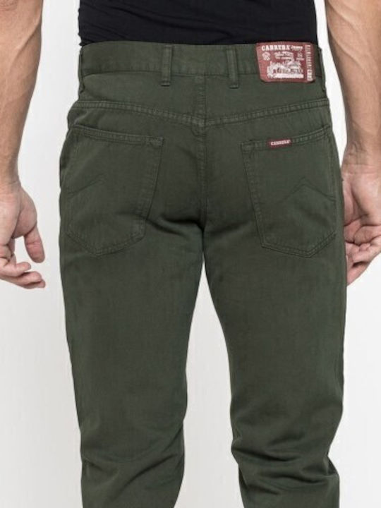 Trousers in Regular Fit Green
