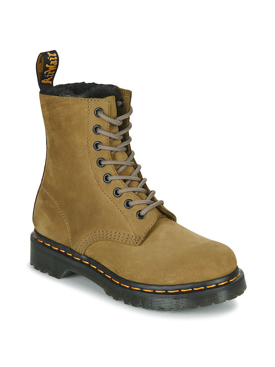 Dr. Martens 1460 Serena Women's Ankle Boots Khaki