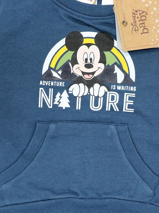 Детски Суичър Тъмносин Mickey Mouse