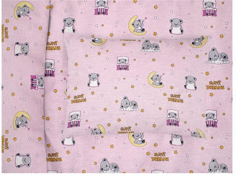 Dimcol Baby Duvet Cover Pink 120x160cm