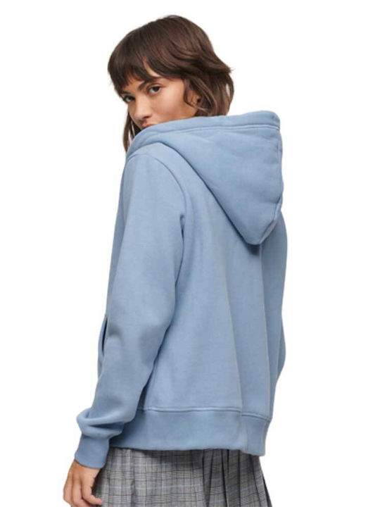 Superdry Women's Hooded Sweatshirt Blue