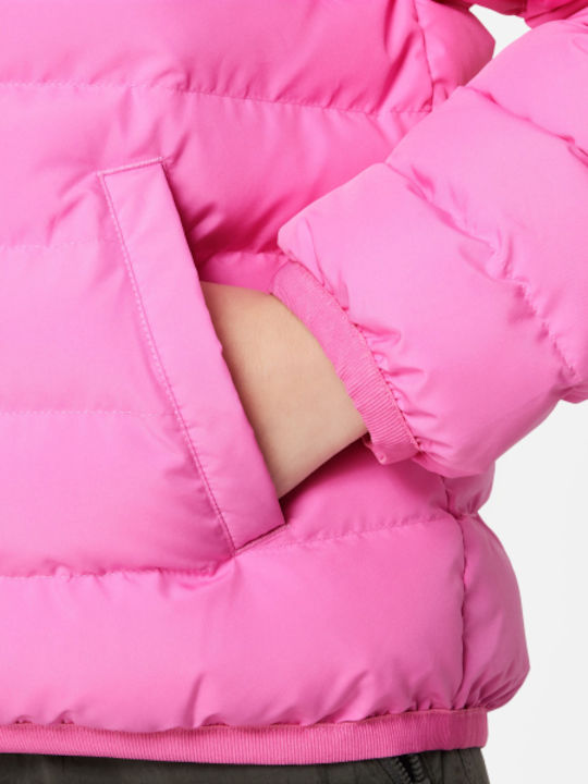 Cropped Puffer Jacket Neon Pinke Tommy Hilfiger Jacke Hooded