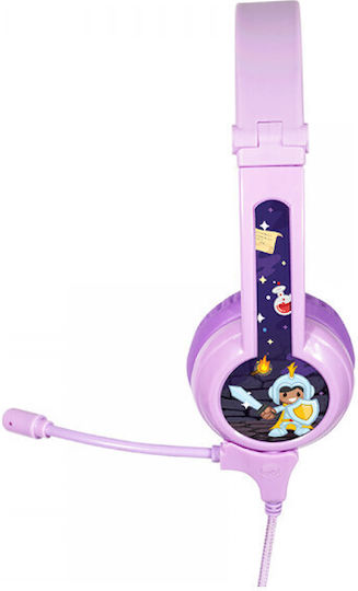 BuddyPhones Galaxy Auf dem Ohr Multimedia-Headsets mit Mikrofon in Lila Farbe