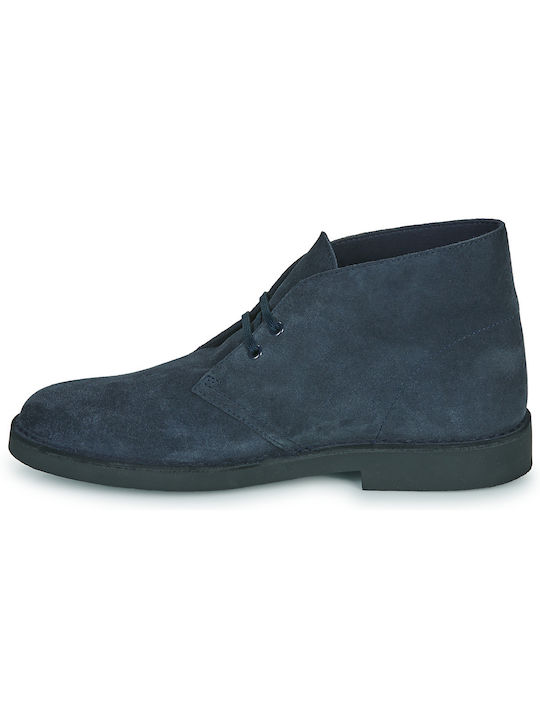 Clarks Desert Bt Evo Suede Blue Men's Boots