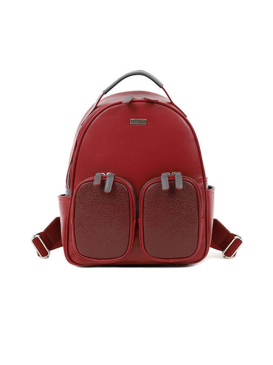 Doca Damen Tasche Rucksack Rot