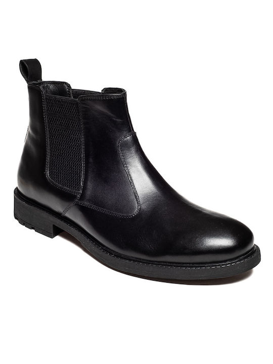 Rover Men's Leather Boots Black