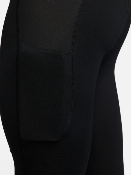 Nike Pro Warm Men's Sports Long Leggings Black