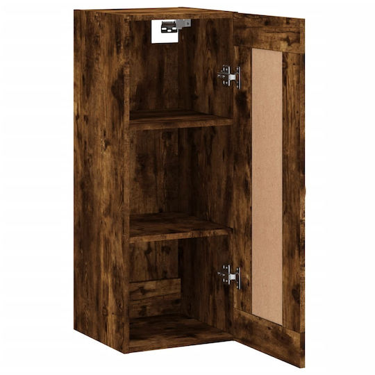 vidaXL Ντουλάπι Μπάνιου 34.5x34x90cm Δρυς