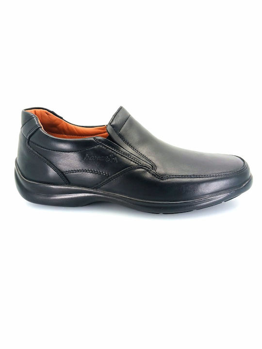 Boxer Men's Leather Casual Shoes Black