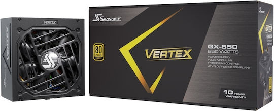 Seasonic Vertex GX 850W Μαύρο Τροφοδοτικό Υπολογιστή Full Modular 80 Plus Gold