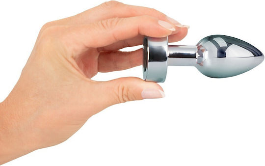 Anos Anal Plug mit Vibration Silber 9cm