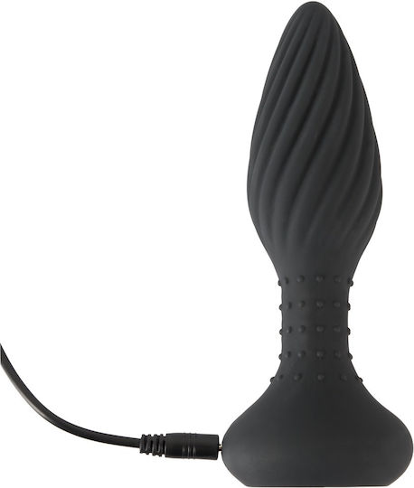 Anos Anal Plug mit kabelloser Funktion und Vibration Klein Schwarz