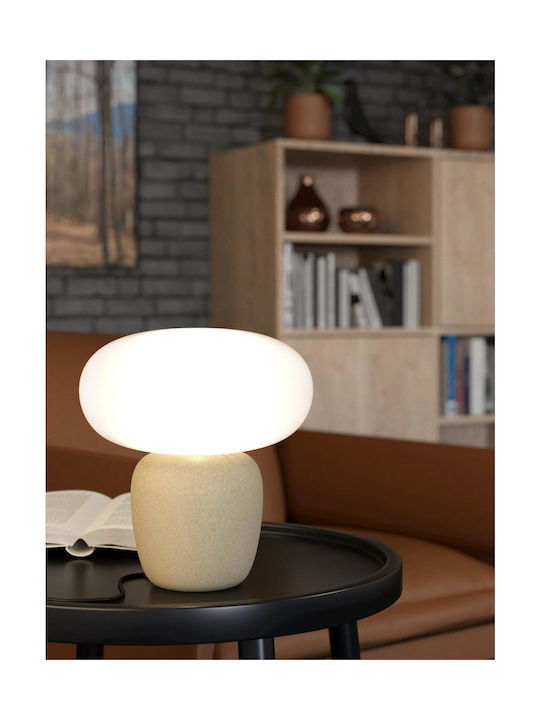 Eglo Cahuama Modern Table Lamp E27 White/Beige