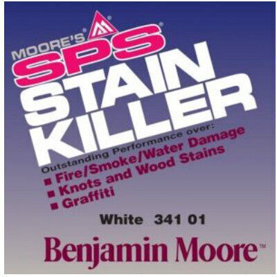 Benjamin Moore 341 Stain Killer Υπόστρωμα Λευκό Κατάλληλο για Γυψοσανίδα / Ξύλο / Τοιχοποιία 0.75lt