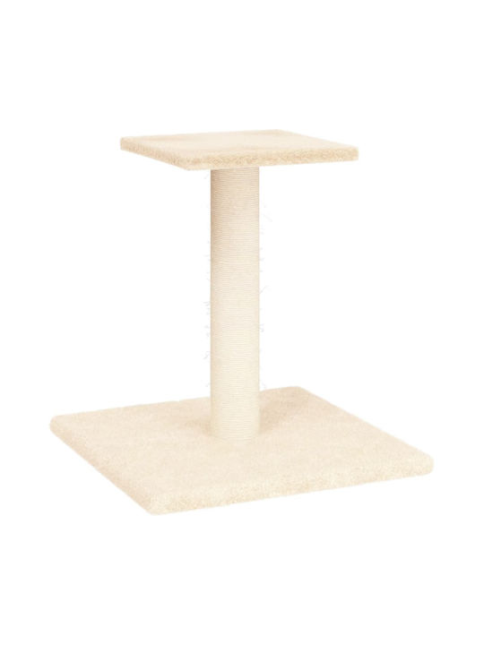 vidaXL Ξυσίματος Γάτες Kratzbaum Pole Beige 34.5x34.5x38cm