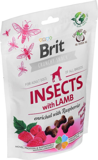 Brit Care Dog Insects Λιχουδιά Σκύλου με Αρνί 200gr