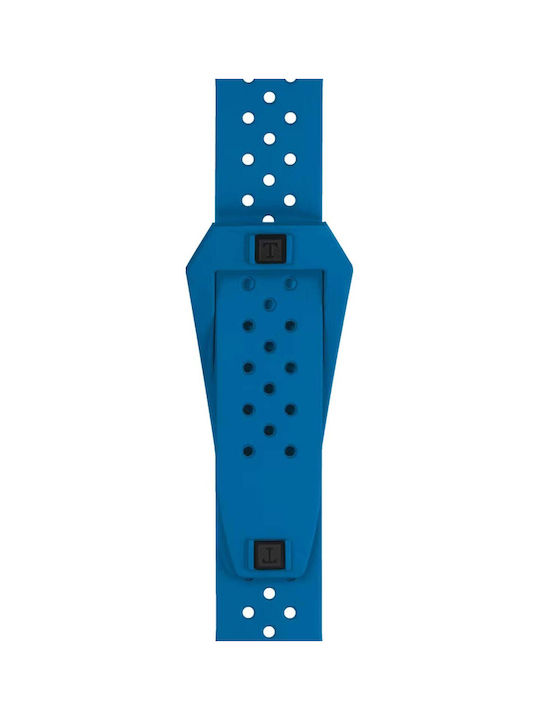 Tissot T-Sport Men's Watch Battery with Blue Rubber Strap