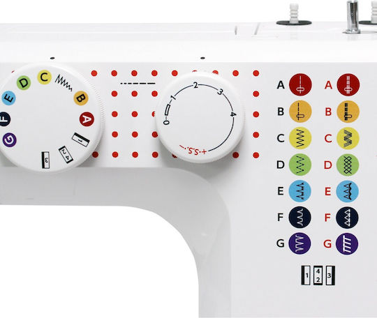Janome Mașină de cusut de casă Juno J15 Albă