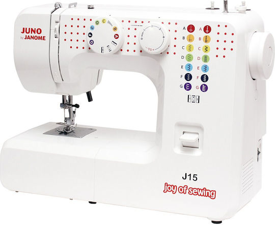 Janome Mașină de cusut de casă Juno J15 Albă