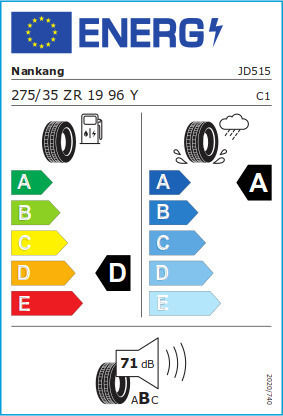Nankang Sportnex As-2+ Рънфлет 275/35R19 96Интернет магазин Летни гуми Гума Колa